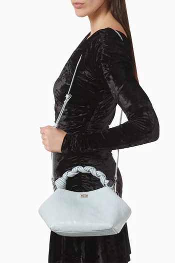 Small Bou Bag in Recycled Croc-embossed Leather