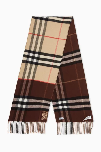 Reversible Scarf in Cashmere