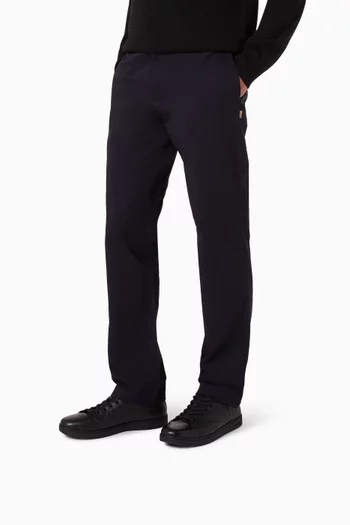 سنيكرز بنقشة مربعات بارزة جلد