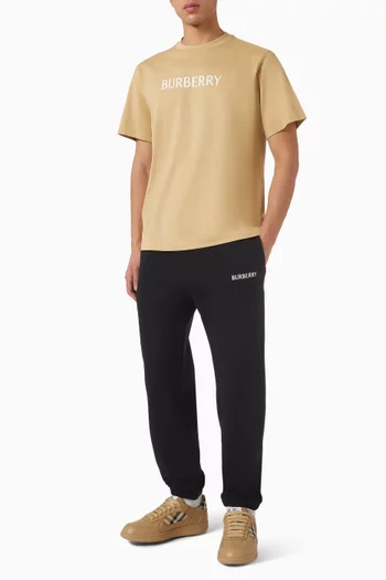 Logo Jogging Pants in Cotton