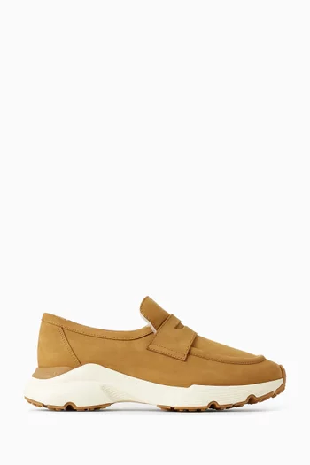 Sporty Loafers in Nubuck