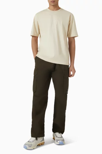 30/2 Embroidered British Sailor Logo T-shirt in Cotton