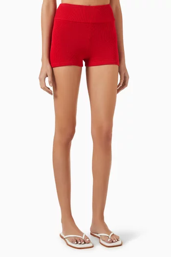 شورت سول منسوج مزيج فيسكوز