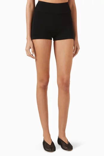 شورت سول منسوج مزيج فيسكوز