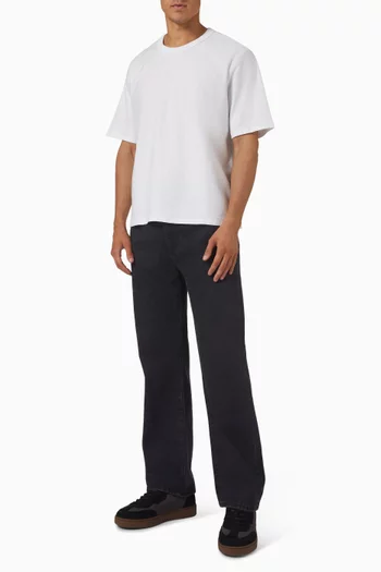 تي شيرت بارز الملمس قطن