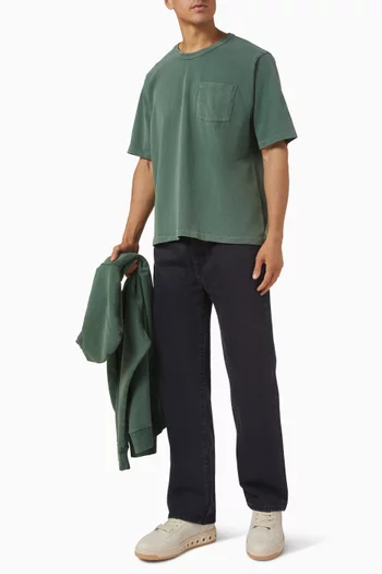 تي شيرت قطن مصبوغ