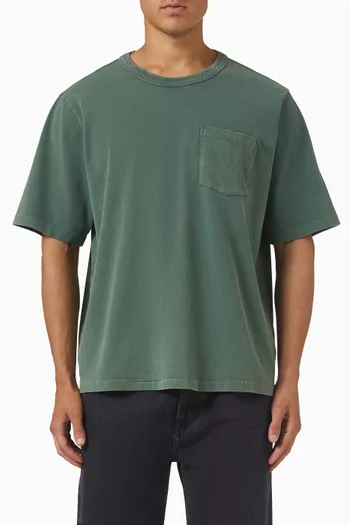 تي شيرت قطن مصبوغ