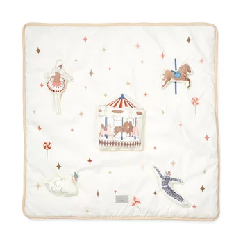 Carousel Activity Playmat in Organic Cotton