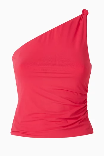 بلوزة رين بفتحة رقبة بكتف مكشوف