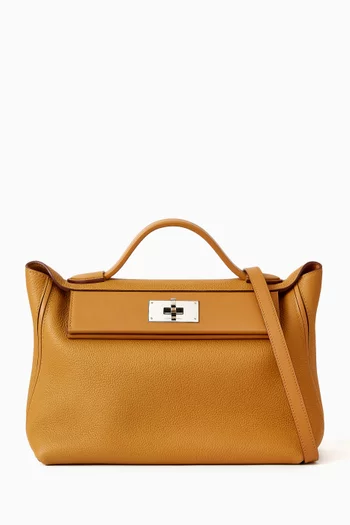 24/24 Bag in Taurillon & Swift Leather