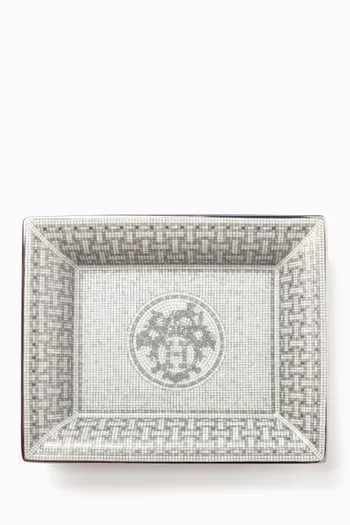 Unused Mosaique AU 24 Platinum Change Tray in Porcelain