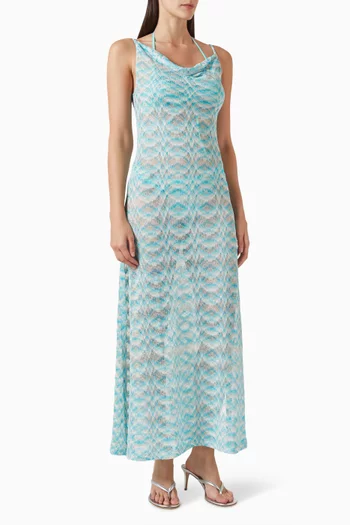 فستان ماري للارتداء فوق ملابس السباحة بظهر مكشوف