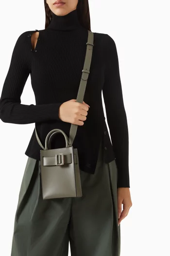 Bobby Tourist Top-handle Bag in Calfskin Leather