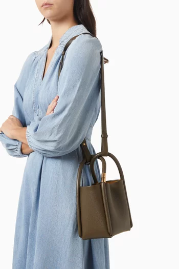 Lotus 14 Top-handle Bag in Calfskin Leather