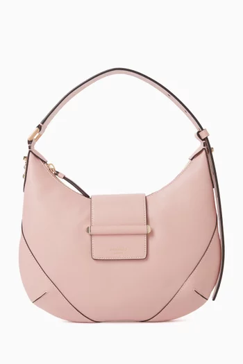 حقيبة كتف هوبو بحلية عمود جلد