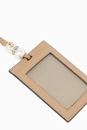 Pearl Cardholder in Leather