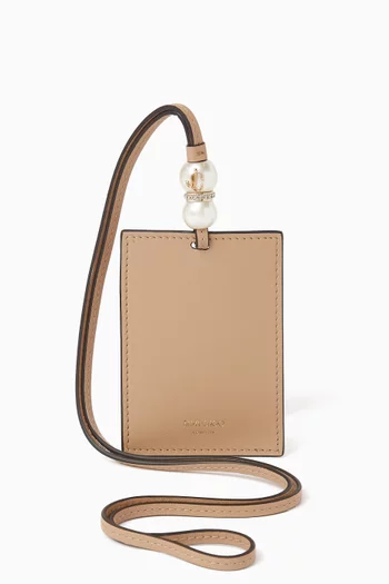 Pearl Cardholder in Leather
