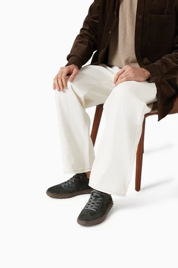 Diamond Flex Sneakers in Suede