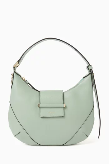 حقيبة كتف هوبو بحلية عمود جلد