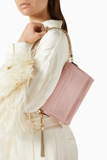 Callie Flap Shoulder Bag in Leather