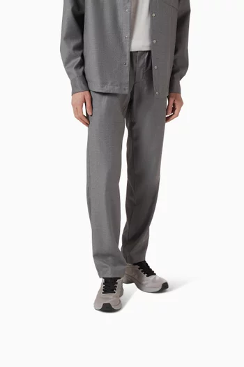 سنيكرز للجري بنقشة ماسات قماش شبكي