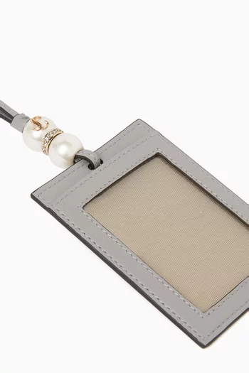 Pearl Cardholder in Leather
