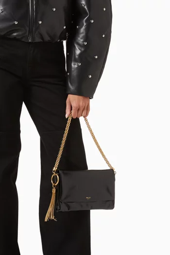 Callie Flap Shoulder Bag in Leather