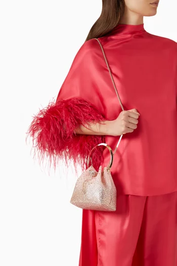 Bon Bon Top-handle Bag in Mesh