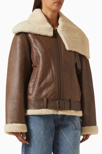 جاكيت فرو وجلد