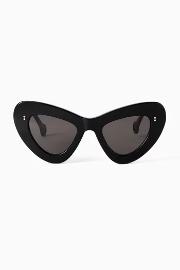 Butterfly Cat-eye Sunglasses in Acetate