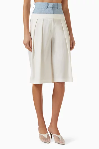 Double Waisted Bermuda Shorts