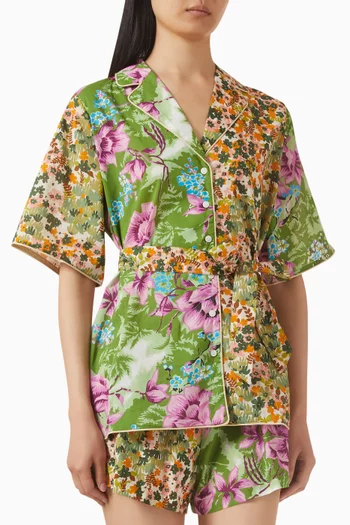 قميص بيجاما آيفي قطن