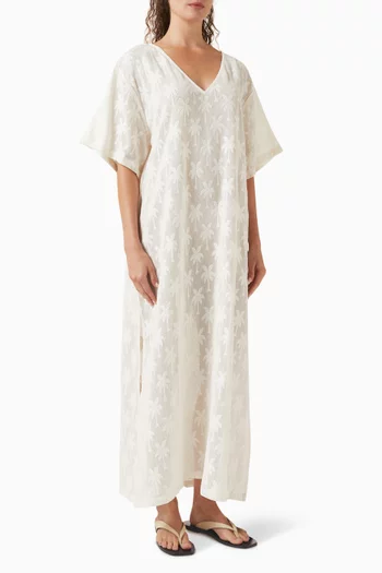 فستان بنمط تي شيرت بقصة فضفاضة دانتيل