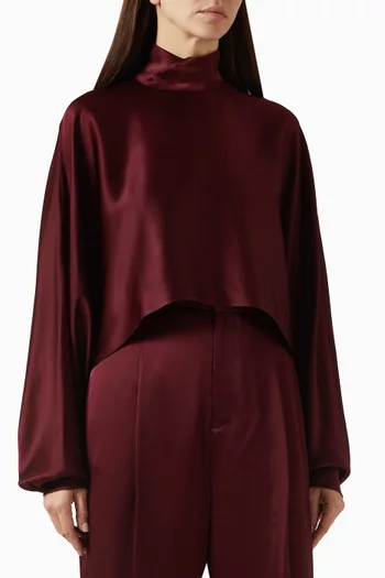 Kaftan-style Top in Satin