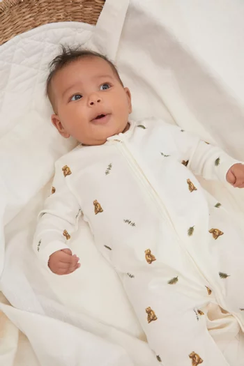 Brown Bear New Arrival Gift Set in Bamboo & Cotton