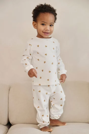 Heart Pyjama Set in Bamboo & Cotton