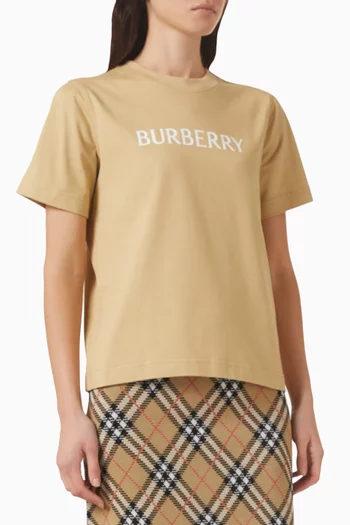 Logo T-shirt in Cotton-jersey