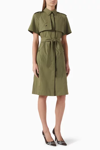 Marina Trench Dress in Cotton