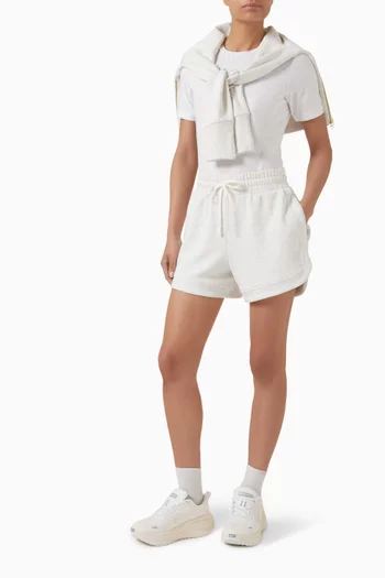 شورت أولي بخصر مرتفع 3.5‏ بوصة قماش دابل سوفت