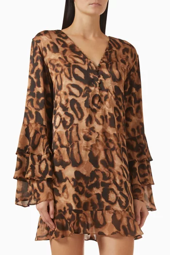 فستان زالي قصير جورجيت