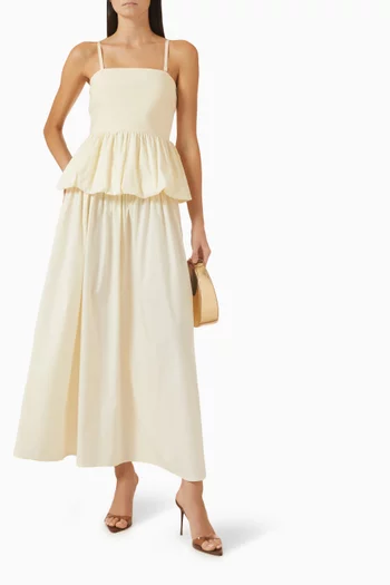 طقم بلوزة وتنورة ديليا كريب