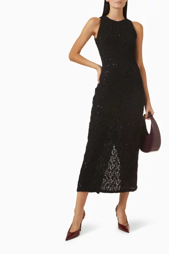 فستان أنياس متوسط الطول