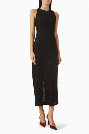 فستان أنياس متوسط الطول