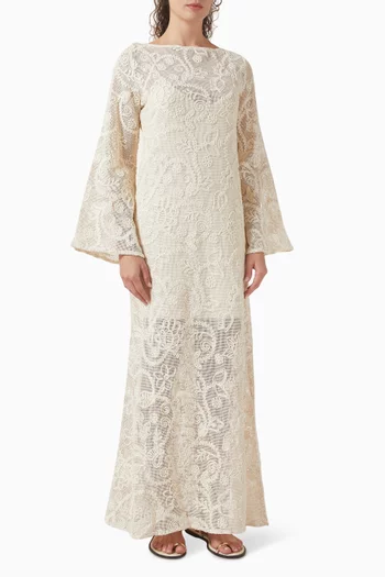 فستان فالنتاين طويل دانتيل