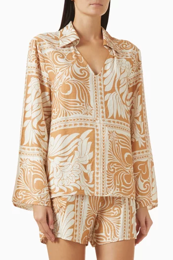 طقم بلوزة وشورت ساندي