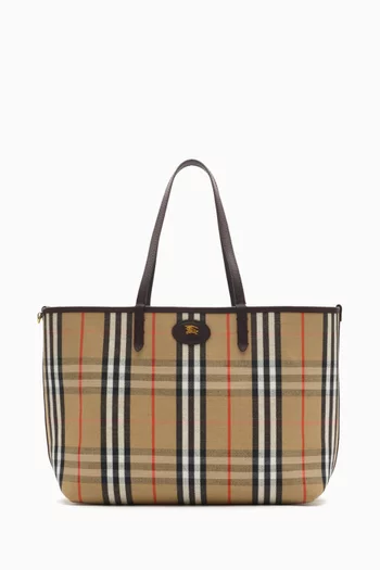 Medium Bloomsburry Reversible Tote Bag in Grainy Leather