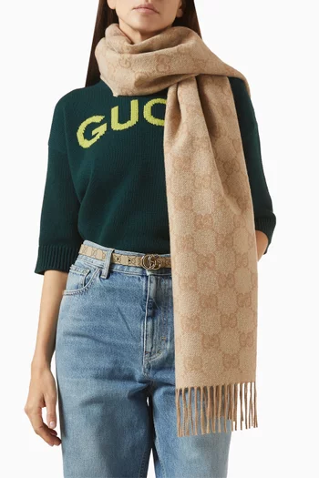 GG Scarf in Cashmere