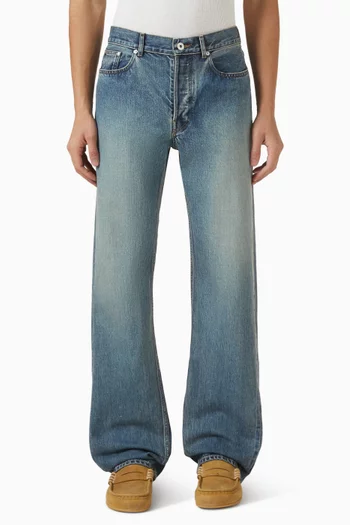 Straight-leg Jeans in Denim