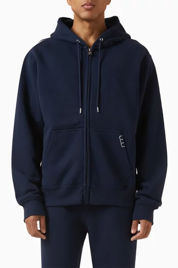 Front Zip Hoodie in Cotton