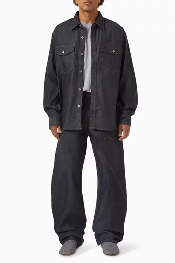 Twisted Workwear Jeans in Denim